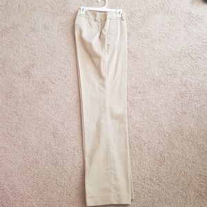 Khaki suit pants